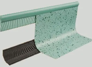 PVC kepli süpürgelik tekli kep ve renk kartelası